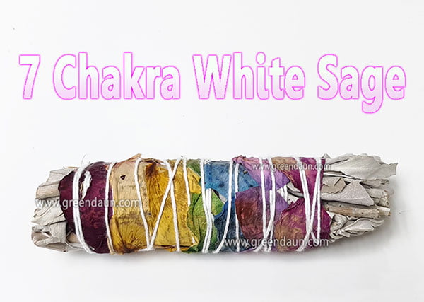 7 Chakra White Sage Stick