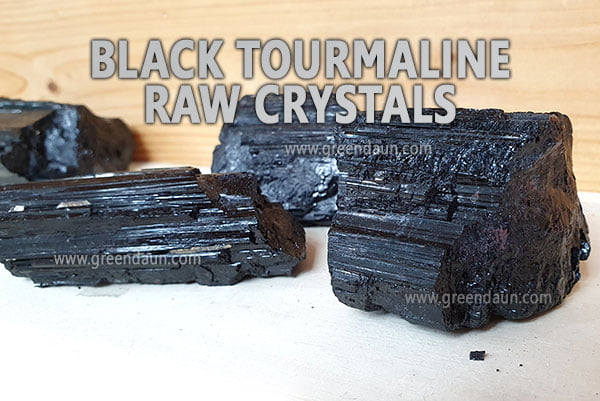 Malaysia Black Tourmaline Raw Crystals